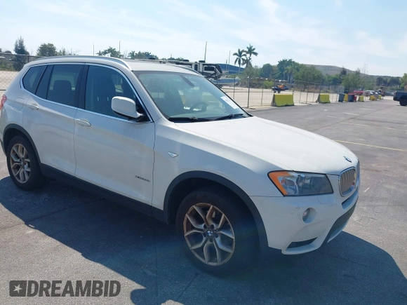 2011 BMW X3 35i with VIN 5UXWX7C53BL734976, listed as a IAAI auction lot 41827743 with 184,900 mi miles and . Bid and sale history available at DreamBid. Image 1.