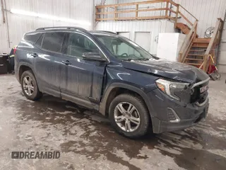 2018 GMC Terrain SLE with VIN 3GKALTEV0JL361531, listed as a IAAI auction lot 40997651 with 109,343 mi miles. Bid and sale history available at carsss.com. Image 1.