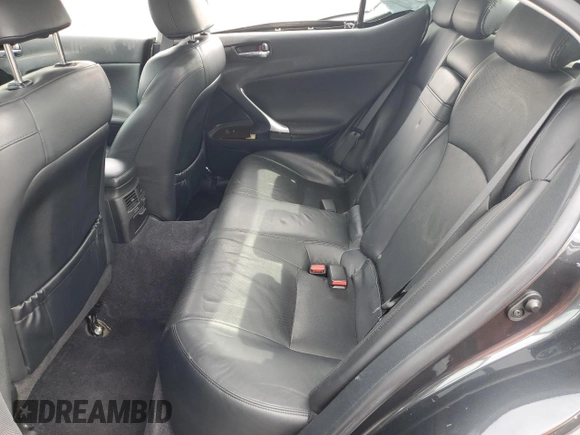 2008 Lexus IS 350 with VIN JTHBE262582013646, listed as a Copart auction lot 53187215 with 130,826 mi miles and Clean title. Bid and sale history available at DreamBid. Image 10.