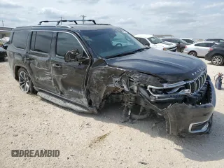 2022 Jeep Wagoneer Series II with VIN 1C4SJUBT1NS147394, listed as a Copart auction lot 53408105 with 39,214 mi miles and Salvage title. Bid and sale history available at DreamBid. Image 4.