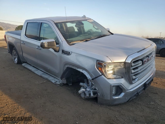 2021 GMC Sierra 1500 SLT with VIN 3GTU9DED6MG249205, listed as a Copart auction lot 43583845 with 33,053 mi miles and Salvage Title. Bid and sale history available at carsss.com. Image 4.