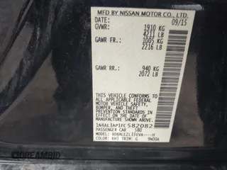 2015 Nissan Altima 2.5 SV with VIN 1N4AL3AP1FC582082, listed as a IAAI auction lot 42006657 with 132,343 mi miles. Bid and sale history available at carsss.com. Image 9.