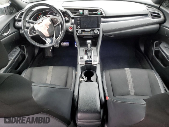 2019 Honda Civic Sport with VIN 2HGFC2F83KH550531, listed as a Copart auction lot 46106134 with 50,988 mi miles and Salvage title. Bid and sale history available at DreamBid. Image 8.
