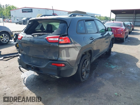2016 Jeep Cherokee Latitude with VIN 1C4PJMCS9GW103845, listed as a IAAI auction lot 41933274 with 177,472 mi miles and . Bid and sale history available at carsss.com. Image 4.