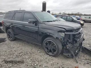 2023 Ford Expedition Limited with VIN 1FMJU1K85PEA53495, listed as a Copart auction lot 86630534 with 52,618 mi miles and Salvage Title. Bid and sale history available at carsss.com. Image 4.