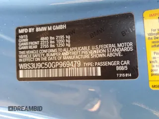 2016 BMW M4 with VIN WBS3U9C50GP969479, listed as a Copart auction lot 40458044 with 140,885 mi miles. Bid and sale history available at carsss.com. Image 13.