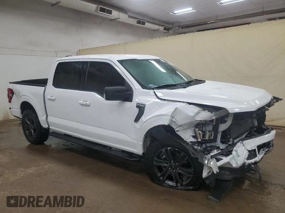 2022 Ford F-150 XL with VIN 1FTFW1E57NKE69195, listed as a Copart auction lot 51663765 with 44,903 mi miles and Non Repairable. Bid and sale history available at DreamBid. Image 4.