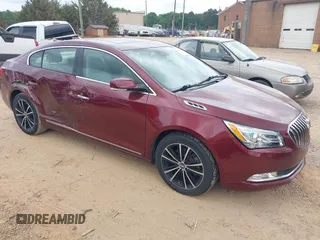 2015 Buick LaCrosse Premium I with VIN 1G4GD5G36FF174740, listed as a IAAI auction lot 42133414 with 121,408 mi miles and . Bid and sale history available at DreamBid. Image 1.