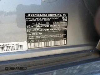 2010 Mercedes-Benz GL-Class GL 450 with VIN 4JGBF7BE1AA612420, listed as a Copart auction lot 68660624 with 176,562 mi miles and Salvage Title. Bid and sale history available at carsss.com. Image 14.