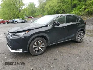 2016 Lexus NX 200t with VIN JTJBARBZ1G2089529, listed as a Copart auction lot 54798925 with 128,629 mi miles and Salvage title. Bid and sale history available at DreamBid. Image 1.
