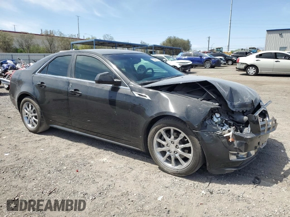 2013 Cadillac CTS Performance with VIN 1G6DK5E3XD0117766, listed as a Copart auction lot 53396315 with 39,620 mi miles and Salvage title. Bid and sale history available at DreamBid. Image 4.