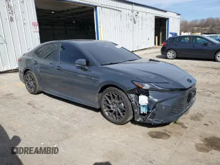 2025 Toyota Camry LE with VIN 4T1DAACK4SU050473, listed as a Copart auction lot 49129745 with 5,363 mi miles and Salvage Title. Bid and sale history available at carsss.com. Image 4.