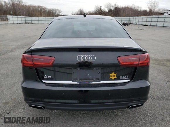 2017 Audi A6 Premium Plus with VIN WAUG8AFC5HN026099, listed as a Copart auction lot 47695075 with 92,562 mi miles and Salvage Title. Bid and sale history available at carsss.com. Image 6.