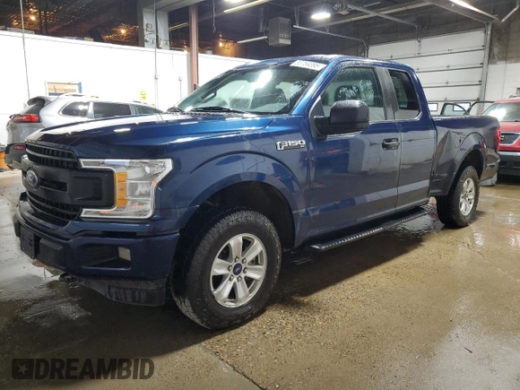 2018 Ford F-150 XL with VIN 1FTEX1EPXJKF78495, listed as a Copart auction lot 53759395 with 141,783 mi miles and Clean Title. Bid and sale history available at carsss.com. Image 1.