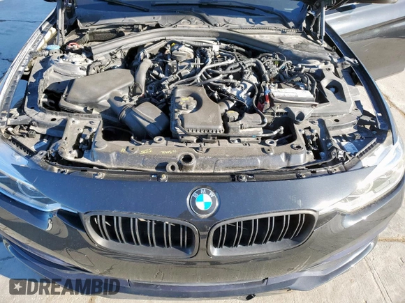 2017 BMW 3 Series 330e iPerformance with VIN WBA8E1C31HA156504, listed as a Copart auction lot 47971015 with 77,396 mi miles and Salvage Title. Bid and sale history available at carsss.com. Image 11.