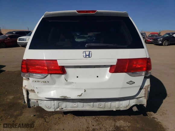 2009 Honda Odyssey EX-L with VIN 5FNRL38739B022266, listed as a Copart auction lot 47004435 with NaN miles and Salvage Title. Bid and sale history available at carsss.com. Image 6.
