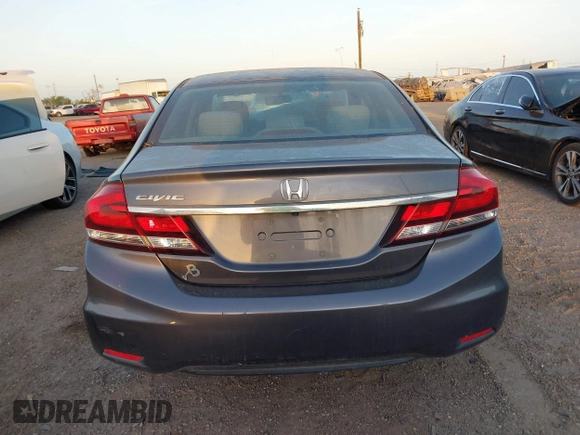 2015 Honda Civic Sedan LX with VIN 19XFB2F58FE002663, listed as a IAAI auction lot 41795876 with 103,662 mi miles. Bid and sale history available at carsss.com. Image 17.
