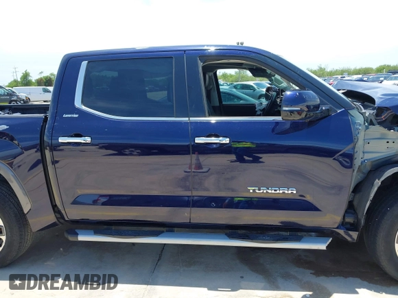2023 Toyota Tundra Limited with VIN 5TFJA5DB9PX117183, listed as a IAAI auction lot 42352970 with 15,082 mi miles and . Bid and sale history available at DreamBid. Image 13.