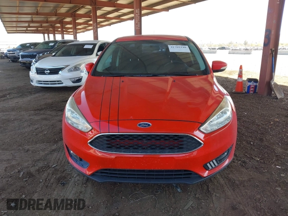2017 Ford Focus SE with VIN 1FADP3F25HL285849, listed as a IAAI auction lot 41709240 with 90,652 mi miles. Bid and sale history available at carsss.com. Image 12.
