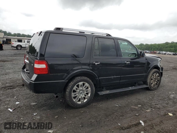 2011 Ford Expedition Limited with VIN 1FMJU2A57BEF27596, listed as a Copart auction lot 60077875 with 198,459 mi miles and Salvage title. Bid and sale history available at DreamBid. Image 3.