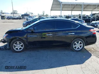 2015 Nissan Sentra S with VIN 3N1AB7AP5FY248829, listed as a IAAI auction lot 41615928 with 206,126 mi miles. Bid and sale history available at carsss.com. Image 14.