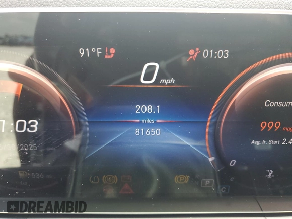 2022 Mercedes-Benz GLE 350 with VIN 4JGFB4JB9NA597836, listed as a Copart auction lot 62912505 with 81,650 mi miles and Salvage title. Bid and sale history available at DreamBid. Image 9.