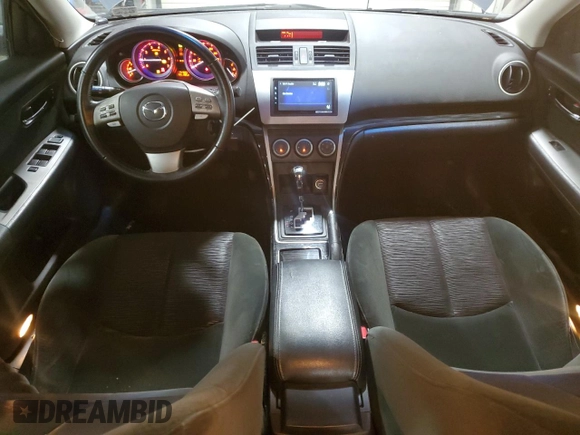 2010 Mazda 6 i Touring with VIN 1YVHZ8CH8A5M09872, listed as a Copart auction lot 55406065 with 172,884 mi miles and Salvage Title. Bid and sale history available at DreamBid. Image 8.
