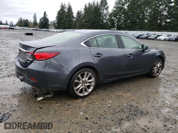 2014 Mazda Mazda6 i Touring with VIN JM1GJ1V61E1134743, listed as a Copart auction lot 47277015 with 108,166 mi miles and Salvage Title. Bid and sale history available at carsss.com. Image 3.