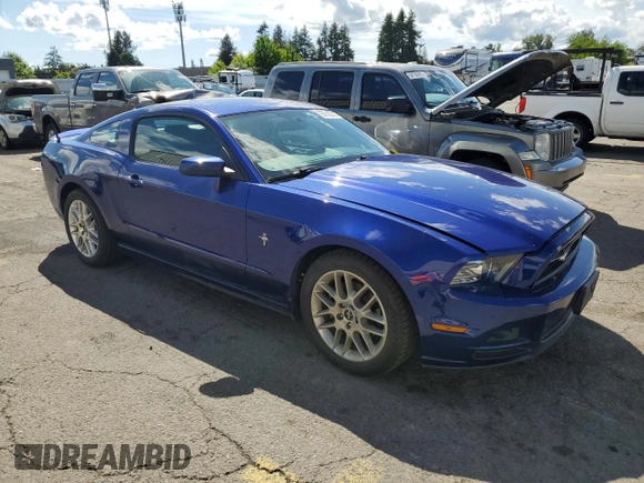 2013 Ford Mustang V6 with VIN 1ZVBP8AM9D5267518, listed as a Copart auction lot 59045045 with 109,835 mi miles and Salvage title. Bid and sale history available at DreamBid. Image 4.
