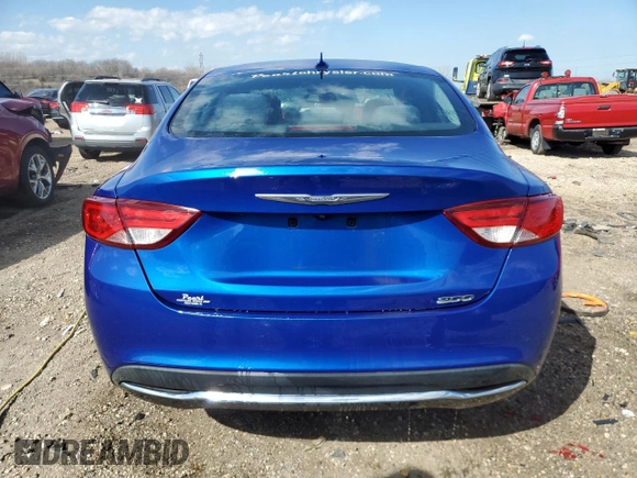 2016 Chrysler 200 Limited with VIN 1C3CCCAB8GN146587, listed as a Copart auction lot 50133145 with 56,763 mi miles and Salvage Title. Bid and sale history available at carsss.com. Image 6.