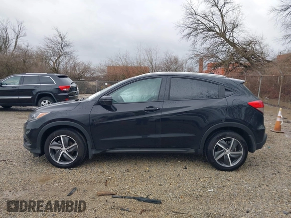 2021 Honda HR-V EX with VIN 3CZRU6H50MM717686, listed as a IAAI auction lot 41735102 with 87,258 mi miles. Bid and sale history available at carsss.com. Image 15.