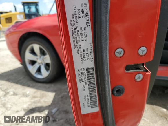 2015 Dodge Challenger SXT with VIN 2C3CDZAGXFH798081, listed as a Copart auction lot 61059955 with 139,694 mi miles and Salvage title. Bid and sale history available at DreamBid. Image 13.