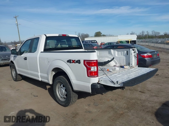2020 Ford F-150 XL with VIN 1FTEX1EP5LFB37028, listed as a IAAI auction lot 41457514 with 103,377 mi miles. Bid and sale history available at carsss.com. Image 3.