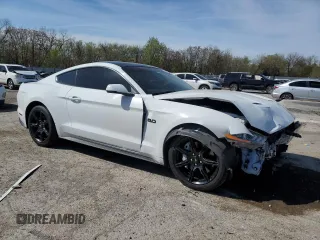 2019 Ford Mustang GT with VIN 1FA6P8CF6K5199362, listed as a Copart auction lot 51521535 with 40,503 mi miles and Salvage Title. Bid and sale history available at DreamBid. Image 4.