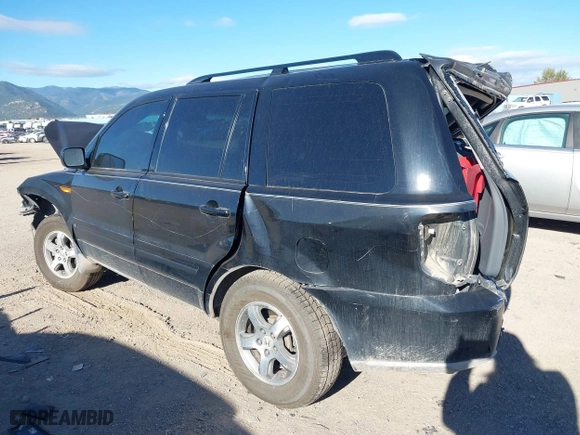 2008 Honda Pilot SE with VIN 5FNYF18398B049751, listed as a IAAI auction lot 40452863 with 1 mi miles. Bid and sale history available at carsss.com. Image 3.