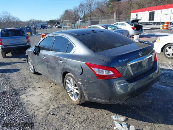 2009 Nissan Maxima 3.5 SV with VIN 1N4AA51E59C847154, listed as a IAAI auction lot 41334744 with 70,181 mi miles. Bid and sale history available at carsss.com. Image 3.