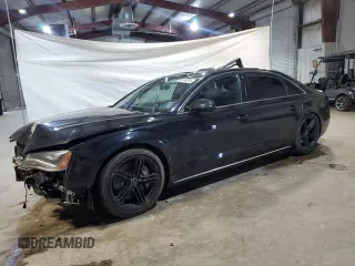 2013 Audi A8 4.0L z VIN WAUR2AFD5DN017108, wystawiony jako Copart lot #56350095 z przebiegiem 143 033 mil mil oraz Nie do naprawy • Non repairable. Historia ofert i sprzedaży dostępna na DreamBid. Obrazek 1.