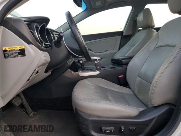 2012 Kia Optima EX with VIN 5XXGN4A7XCG037286, listed as a Copart auction lot 52386335 with 114,750 mi miles and Salvage Title. Bid and sale history available at carsss.com. Image 7.