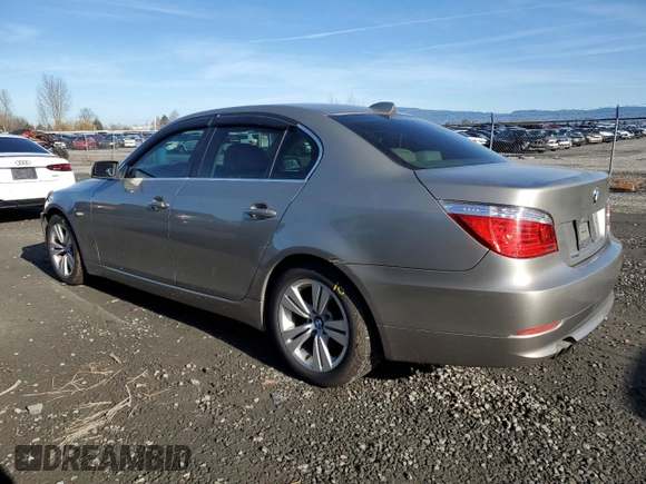 2009 BMW 5 Series 528i with VIN WBANU53589C123021, listed as a Copart auction lot 41769955 with 110,715 mi miles and Salvage Title. Bid and sale history available at carsss.com. Image 2.