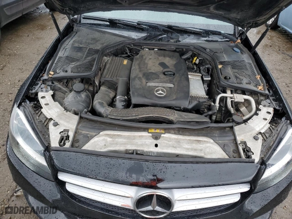 2017 Mercedes-Benz C-Class C 300 with VIN 55SWF4JB0HU219715, listed as a Copart auction lot 47991155 with 130,378 mi miles and Clean Title. Bid and sale history available at carsss.com. Image 11.