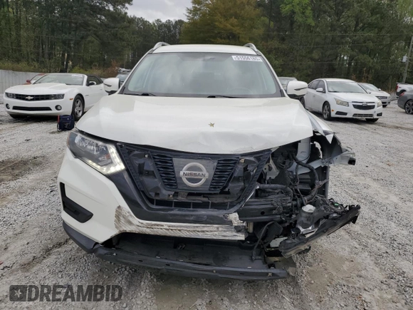 2017 Nissan Rogue S with VIN KNMAT2MV7HP582999, listed as a Copart auction lot 51556185 with 151,534 mi miles and Salvage Title. Bid and sale history available at carsss.com. Image 5.