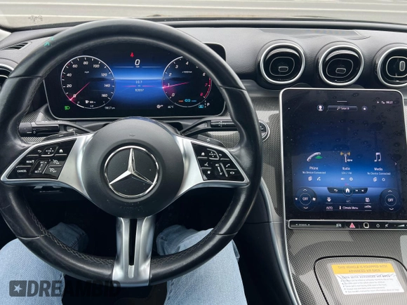 2022 Mercedes-Benz C 300 with VIN W1KAF4GBXNR020430, listed as a Copart auction lot 48009055 with 82,657 mi miles and Clean Title. Bid and sale history available at DreamBid. Image 7.