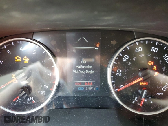 2020 Toyota RAV4 LE with VIN 2T3H1RFV0LC066718, listed as a Copart auction lot 47536535 with 54,913 mi miles and Salvage Title. Bid and sale history available at DreamBid. Image 9.