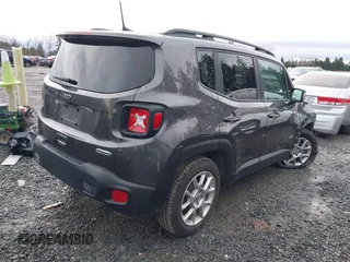 2020 Jeep Renegade Latitude with VIN ZACNJABB3LPL76503, listed as a IAAI auction lot 41467338 with 38,593 mi miles. Bid and sale history available at carsss.com. Image 4.