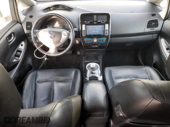 2015 Nissan LEAF SV with VIN 1N4AZ0CP2FC305774, listed as a Copart auction lot 50722495 with 64,142 mi miles and Salvage Title. Bid and sale history available at carsss.com. Image 8.