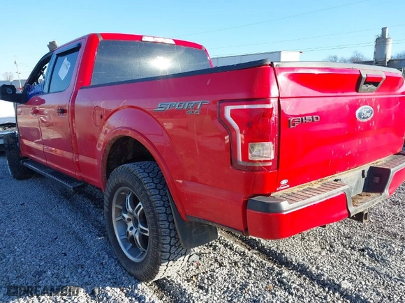 2016 Ford F-150 XLT with VIN 1FTFW1EG0GFD24822, listed as a IAAI auction lot 41292830 with NaN miles. Bid and sale history available at carsss.com. Image 3.