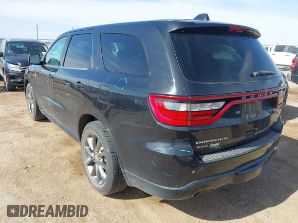 2014 Dodge Durango R/T with VIN 1C4SDJCT5EC477196, listed as a IAAI auction lot 42238097 with 167,665 mi miles and . Bid and sale history available at DreamBid. Image 3.