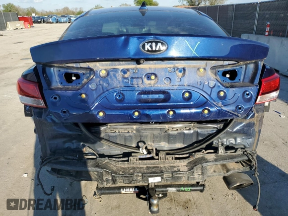 2018 Kia Optima LX with VIN 5XXGT4L35JG254628, listed as a Copart auction lot 47185345 with 103,405 mi miles and Salvage title. Bid and sale history available at DreamBid. Image 6.