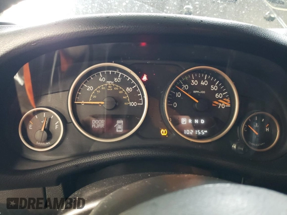 2016 Jeep Wrangler Unlimited 75th Anniversary with VIN 1C4BJWEG4GL254043, listed as a Copart auction lot 78647314 with 102,155 mi miles and Salvage title. Bid and sale history available at DreamBid. Image 9.