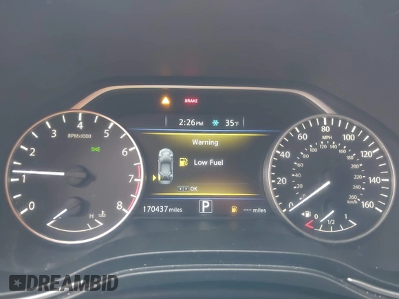 2017 Nissan Maxima SV with VIN 1N4AA6AP1HC429762, listed as a IAAI auction lot 41187139 with 170,437 mi miles and . Bid and sale history available at DreamBid. Image 7.